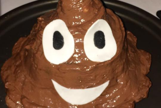 Gâteau au shit-caca